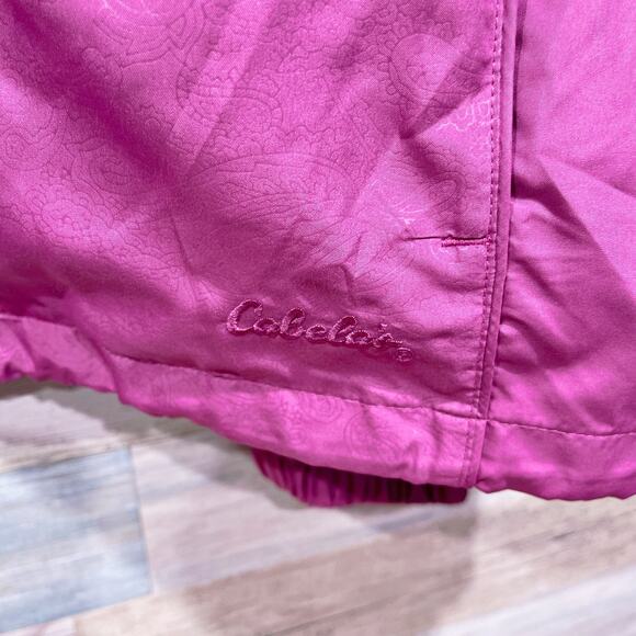 Cabelas Windbreaker Tracksuit Jacket Pants Pink Mesh Lined Womens Plus Size 2XL - Picture 4 of 11